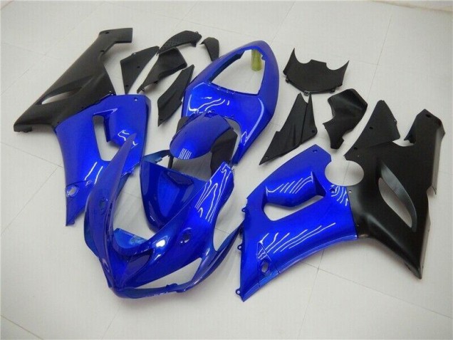 Azul Abs Kits Carenagem Moto Kawasaki ZX6R 05-06 Azul Abs Kits Carenagem Moto Kawasaki ZX6R 05-06