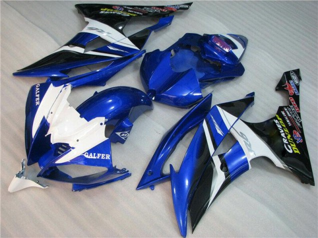 Azul Abs Kits Carenagem Moto Yamaha R6 08-16 Azul Abs Kits Carenagem Moto Yamaha R6 08-16
