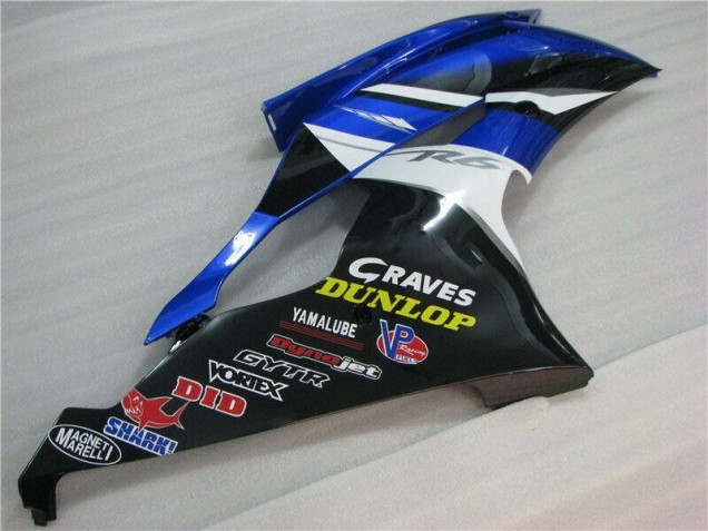 Azul Abs Kits Carenagem Moto Yamaha R6 08-16 Azul Abs Kits Carenagem Moto Yamaha R6 08-16