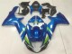 Azul Abs Kits Completos Carenagem Moto Suzuki GSXR 600 / 750 K11 11-21 Azul Abs Kits Completos Carenagem Moto Suzuki GSXR 600 / 750 K11 11-21