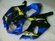 Azul Abs Moto Plásticos Suzuki GSXR 600 / 750 K1 K2 K3 01-03