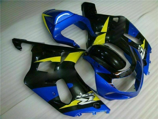 Azul Abs Moto Plásticos Suzuki GSXR 600 / 750 K1 K2 K3 01-03