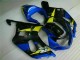Azul Abs Moto Plásticos Suzuki GSXR 600 / 750 K1 K2 K3 01-03