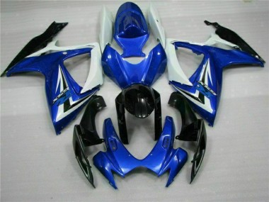 Azul Abs Moto Plásticos Suzuki GSXR 600 / 750 K6 06-07