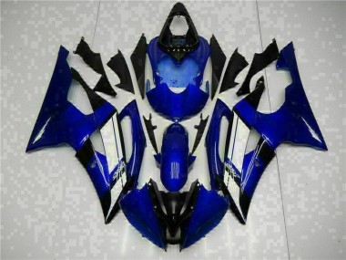 Azul Abs Moto Plásticos Yamaha R6 08-16