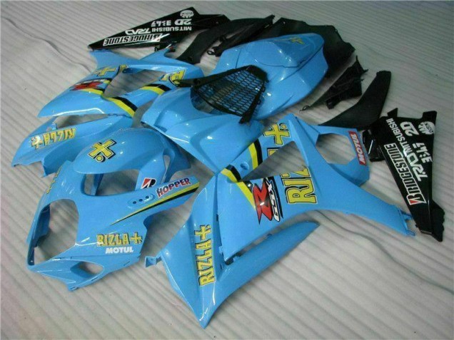 Azul Abs Motocicleta Plástico Suzuki GSXR 1000 K7 07-08 Azul Abs Motocicleta Plástico Suzuki GSXR 1000 K7 07-08