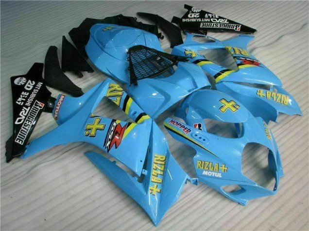 Azul Abs Motocicleta Plástico Suzuki GSXR 1000 K7 07-08 Azul Abs Motocicleta Plástico Suzuki GSXR 1000 K7 07-08