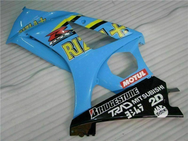 Azul Abs Motocicleta Plástico Suzuki GSXR 1000 K7 07-08 Azul Abs Motocicleta Plástico Suzuki GSXR 1000 K7 07-08