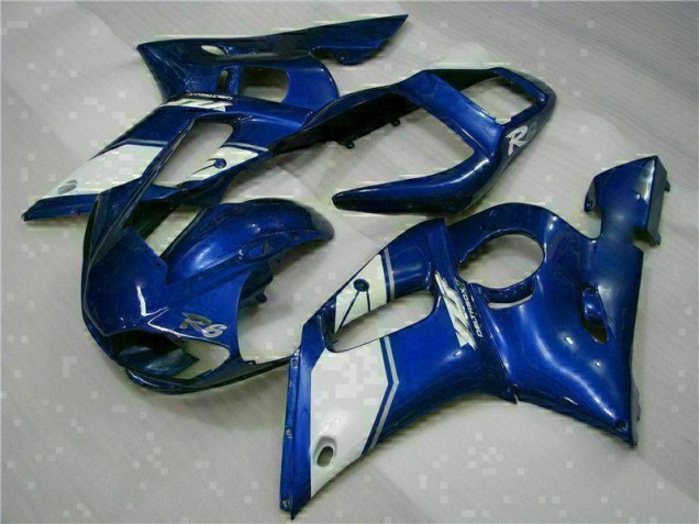 Azul Abs Motocicleta Plástico Yamaha R6 03-05