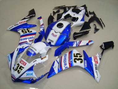 Azul Adesivos Carenagem Moto Yamaha R1 07-08