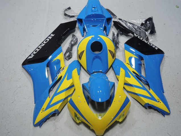 Azul Amarelo Carenagem Moto Honda CBR 1000RR 04-05 Azul Amarelo Carenagem Moto Honda CBR 1000RR 04-05