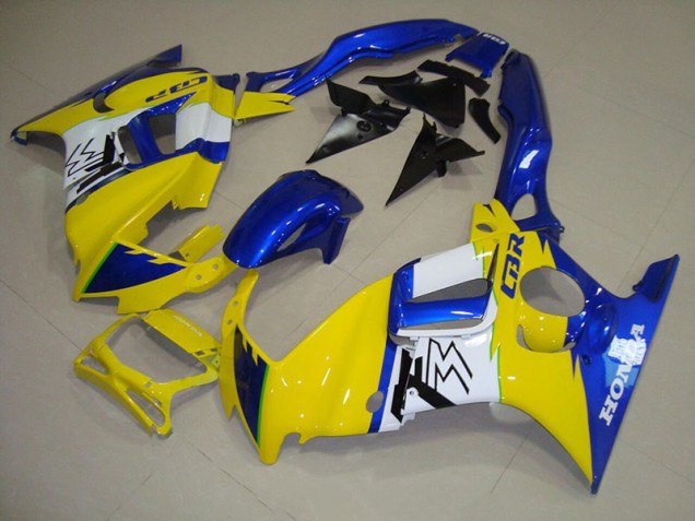 Azul Amarelo Carenagem Moto Honda CBR 600 F3 95-98 Azul Amarelo Carenagem Moto Honda CBR 600 F3 95-98