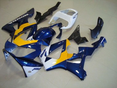 Azul Amarelo Carenagem Moto Honda CBR 900RR 929 00-01