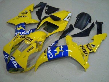 Azul Amarelo Carenagem Moto Yamaha R1 02-03
