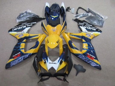 Azul Amarelo Corona Extra Carenagem Moto Suzuki GSXR 600 K8 08-10