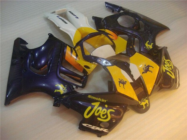 Azul Amarelo Joes Carenagem Moto Honda CBR 600 F3 95-98 Azul Amarelo Joes Carenagem Moto Honda CBR 600 F3 95-98