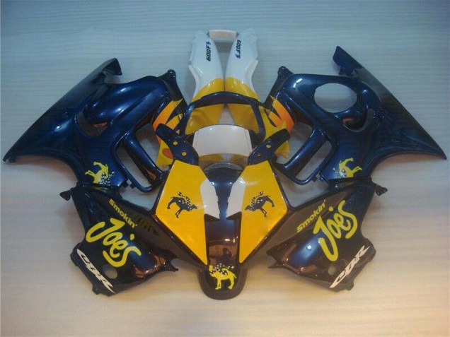 Azul Amarelo Joes Carenagem Moto Honda CBR 600 F3 95-98 Azul Amarelo Joes Carenagem Moto Honda CBR 600 F3 95-98