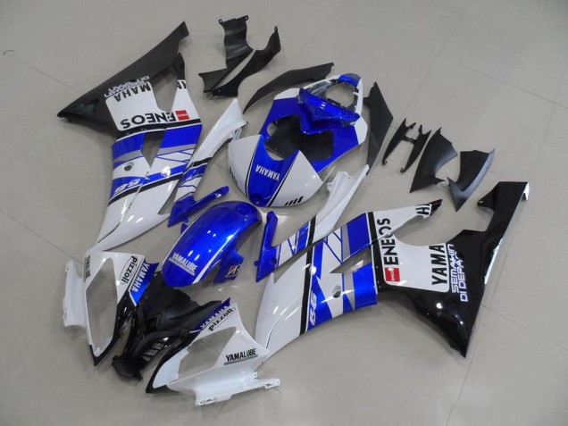 Azul Azul Branco ENEOS Carenagem Moto Yamaha R6 08-16 Azul Azul Branco ENEOS Carenagem Moto Yamaha R6 08-16