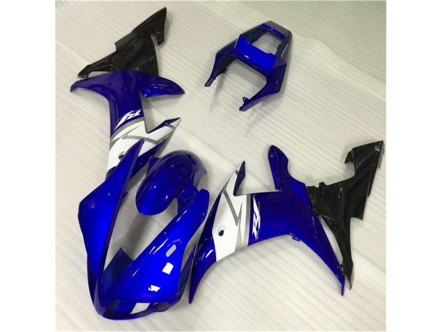 Azul Branco Abs Carenagem Moto Yamaha R1 02-03 Azul Branco Abs Carenagem Moto Yamaha R1 02-03