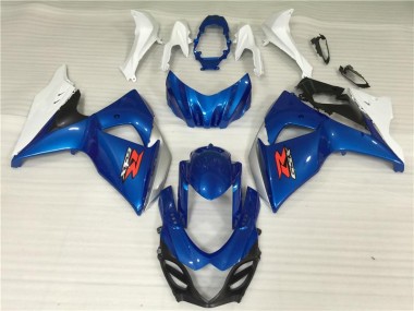 Azul Branco Abs Kit Carenagem & Plásticos Moto Suzuki GSXR 1000 17-23