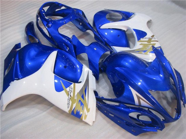 Azul Branco Abs Kit Carenagem & Plásticos Moto Suzuki GSXR 1300 Hayabusa 08-19