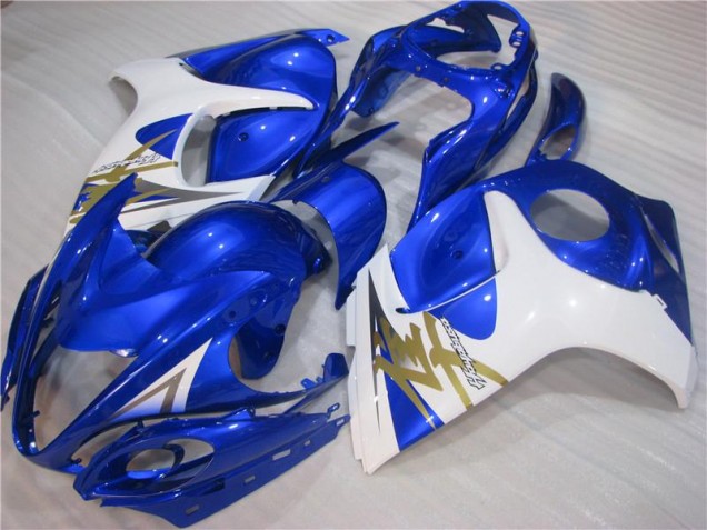 Azul Branco Abs Kit Carenagem & Plásticos Moto Suzuki GSXR 1300 Hayabusa 08-19
