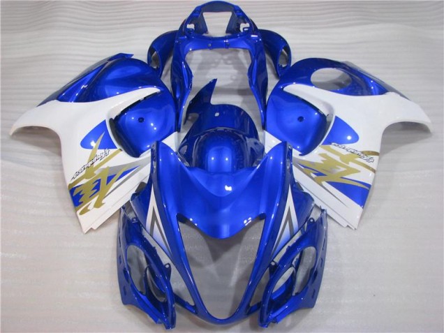 Azul Branco Abs Kit Carenagem & Plásticos Moto Suzuki GSXR 1300 Hayabusa 08-19