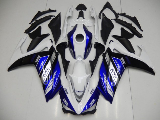 Azul Branco Abs Kit Carenagem & Plásticos Moto Yamaha R3 15-22 Azul Branco Abs Kit Carenagem & Plásticos Moto Yamaha R3 15-22