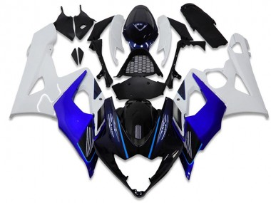 Azul Branco Abs Kits Carenagem Moto Suzuki GSXR 1000 K5 05-06