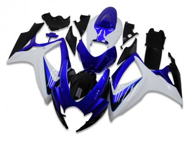 Azul Branco Abs Kits Carenagem Moto Suzuki GSXR 600 / 750 K6 06-07