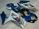 Azul Branco Abs Kits Completos Carenagem Moto Suzuki GSXR 1000 K7 07-08 Azul Branco Abs Kits Completos Carenagem Moto Suzuki GSXR 1000 K7 07-08