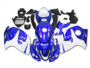 Azul Branco Abs Kits Completos Carenagem Moto Suzuki GSXR 1300 Hayabusa 08-19