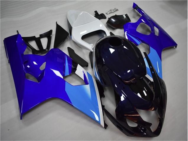Azul Branco Abs Kits Completos Carenagem Moto Suzuki GSXR 600 / 750 K4 04-05 Azul Branco Abs Kits Completos Carenagem Moto Suzuki GSXR 600 / 750 K4 04-05
