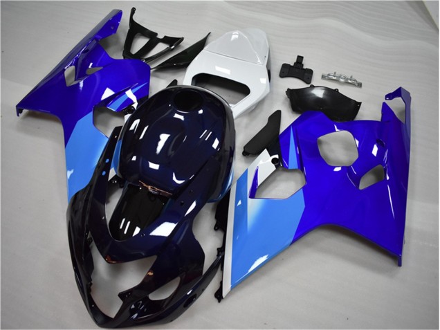 Azul Branco Abs Kits Completos Carenagem Moto Suzuki GSXR 600 / 750 K4 04-05 Azul Branco Abs Kits Completos Carenagem Moto Suzuki GSXR 600 / 750 K4 04-05