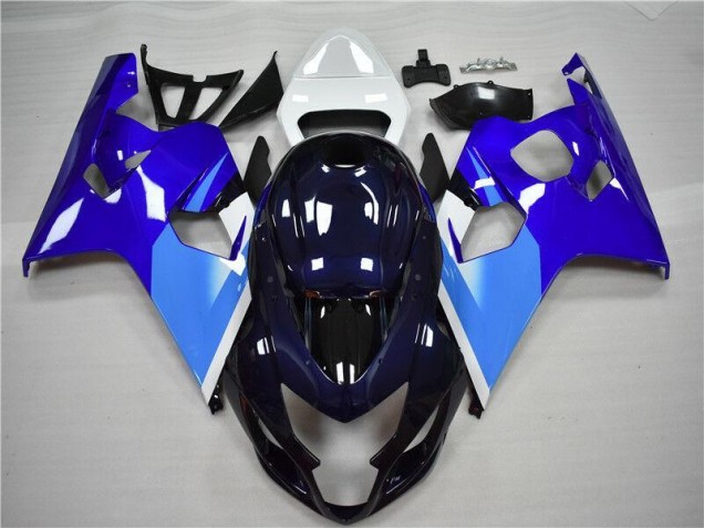 Azul Branco Abs Kits Completos Carenagem Moto Suzuki GSXR 600 / 750 K4 04-05 Azul Branco Abs Kits Completos Carenagem Moto Suzuki GSXR 600 / 750 K4 04-05