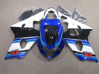 Azul Branco Abs Kits Completos Carenagem Moto Suzuki GSXR 600 K4 04-05