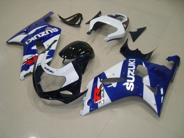 Azul Branco Abs Kits Completos Carenagem Moto Suzuki GSXR 750 K1 K2 K3 01-03