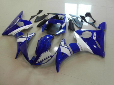 Azul Branco Abs Kits Completos Carenagem Moto Yamaha R6 03-05