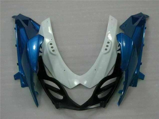 Azul Branco Abs Moto Plásticos Suzuki GSXR 1000 K9 09-16 Azul Branco Abs Moto Plásticos Suzuki GSXR 1000 K9 09-16
