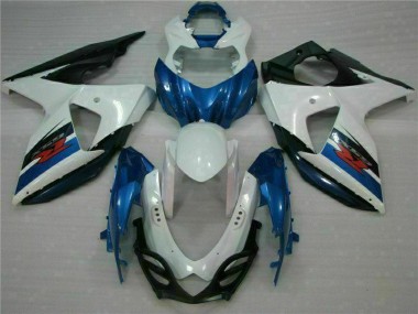 Azul Branco Abs Moto Plásticos Suzuki GSXR 1000 K9 09-16