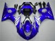 Azul Branco Abs Moto Plásticos Yamaha R6 03-05 Azul Branco Abs Moto Plásticos Yamaha R6 03-05