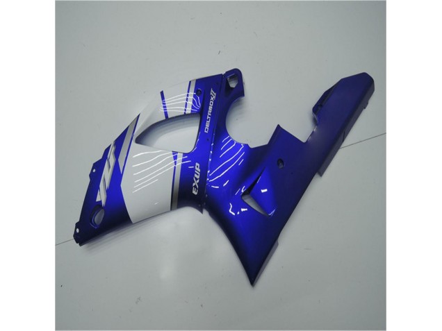 Azul Branco Abs Motocicleta Plásticos Yamaha R1 02-03