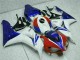 Azul Branco Carenagem Moto Honda CBR 1000RR 06-07 Azul Branco Carenagem Moto Honda CBR 1000RR 06-07