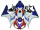 Azul Branco Carenagem Moto Honda CBR 1000RR 06-07 Azul Branco Carenagem Moto Honda CBR 1000RR 06-07