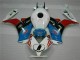 Azul Branco Carenagem Moto Honda CBR 1000RR 12-16 Azul Branco Carenagem Moto Honda CBR 1000RR 12-16