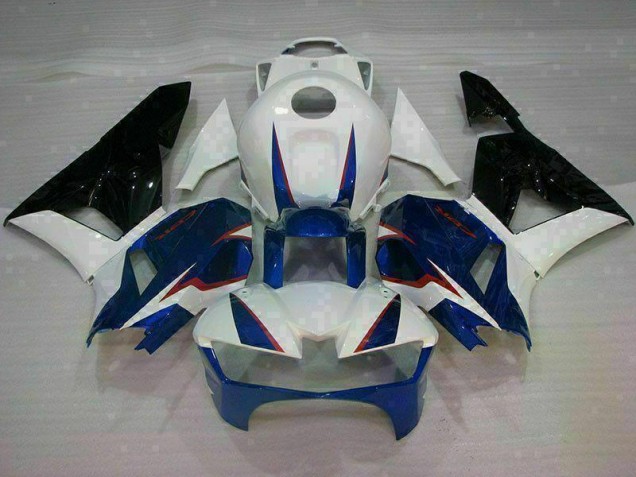 Azul Branco Carenagem Moto Honda CBR 600RR 13-21 Azul Branco Carenagem Moto Honda CBR 600RR 13-21