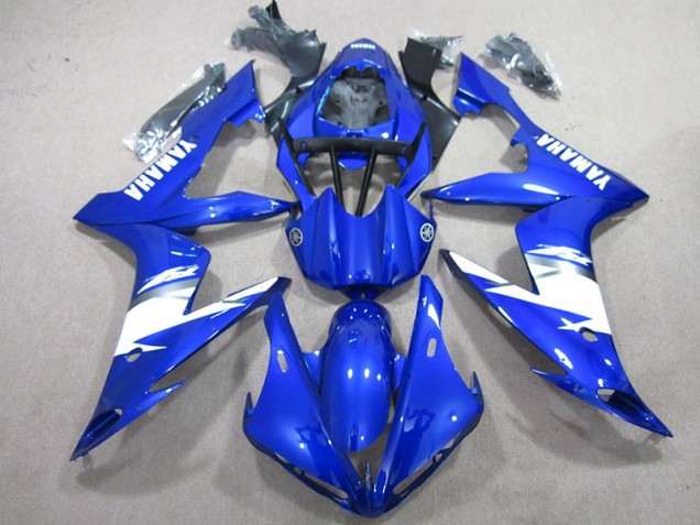 Azul Branco Carenagem Moto Yamaha R1 04-06 Azul Branco Carenagem Moto Yamaha R1 04-06