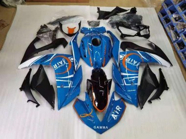 Azul & Branco Carenagem Moto Yamaha R3 15-22