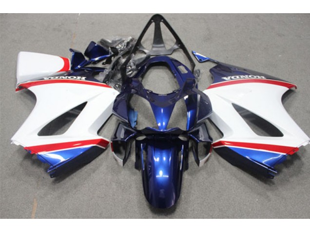 Azul Branco Carenagem & Plástico Moto Honda VFR 800 02-13 Azul Branco Carenagem & Plástico Moto Honda VFR 800 02-13