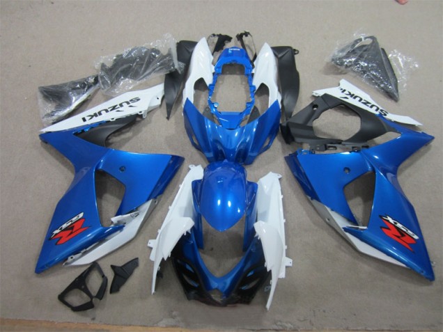 Azul Branco Carroçaria Moto Suzuki GSXR 1000 K9 09-16 Azul Branco Carroçaria Moto Suzuki GSXR 1000 K9 09-16